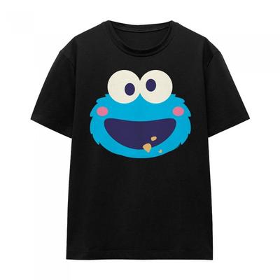 Womens/Ladies Cookie Monster Kawaii Face T-Shirt