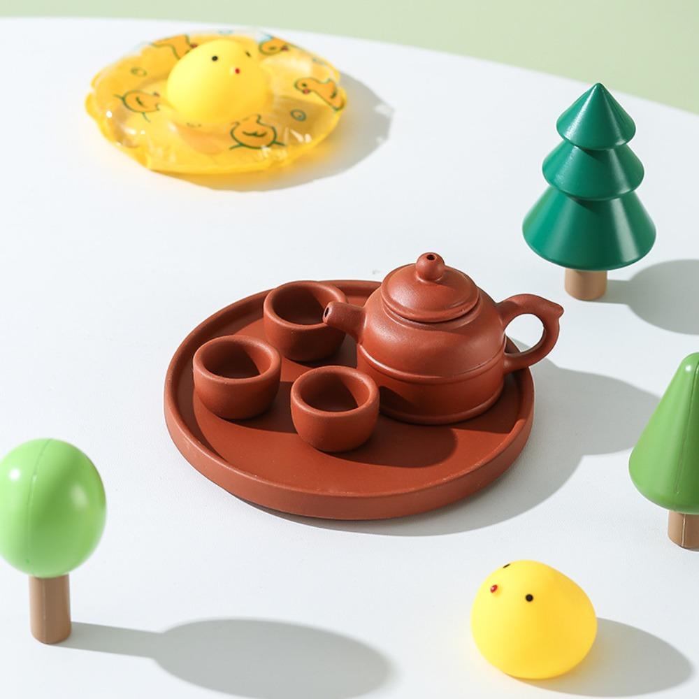 Multipurpose Handmade Pottery Teapot Funny Children s Tea Set Kung Fu Tea Set Travel Style 8