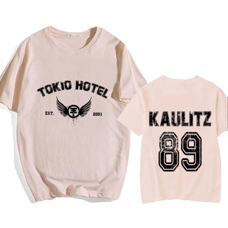 Hot Tokio Hotel Band T Shirt Street Hip Hop Rapper Oneck Gothic Teeshirt Summer High Quality Tshirt Sudaderas Retro Soft Tees
