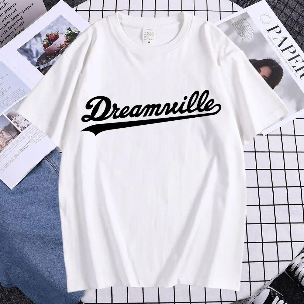 Rappare J Cole Dreamville Samma Grafik T-shirt Kortärmad Herr Bomulls T-shirt Streetwear Unisex Dam Hip Hop Oversized T-shirts