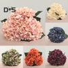 Sztuczne kwiaty Pełna hortensja DIY Faux Flower Silk wielokrotnego użytku Fałszywa roślina kwiatowa