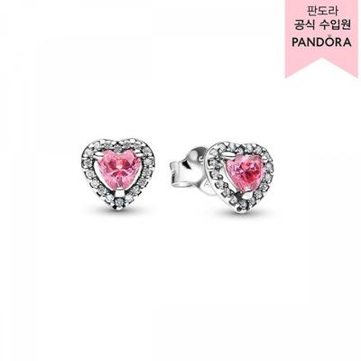 Brincos de Tarraxa Coração Rosa Elevados 298427c02