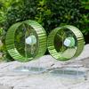 Roda de hamster fácil de instalar, roda de corrida para animais de estimação, brinquedo transparente para exercício de hamster, suprimentos para animais de estimação pequenos