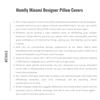 Homlly Minami Designer Pillow Covers (x2pcs)
