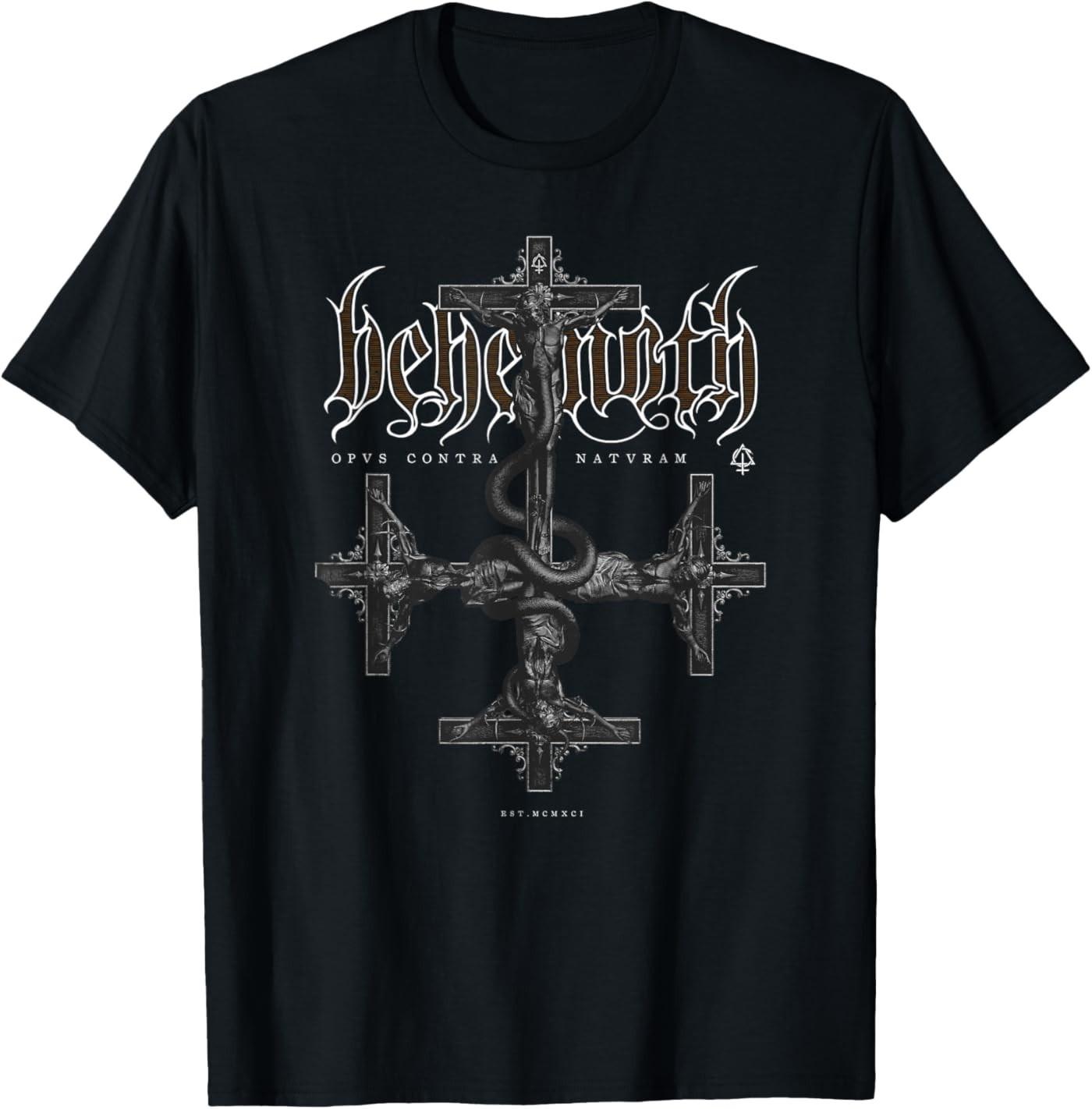 Behemoth Opus Grey Cross T-Shirt S