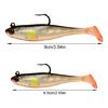 Pre-Rigged Soft Lure Fishing Tackle Accessories Artificial Swimbait Paddle Tail Fishing Lure Sinking Baits for Trout