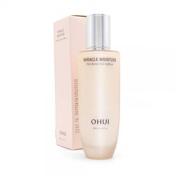 O HUI Miracle Moisture Pink Barrier Skin Softener 150ml Korean Luxe Brand Store