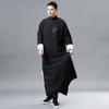 Men's Embroidered Bamboo Hanfu Long Gown Tang Suit Performance Costume
