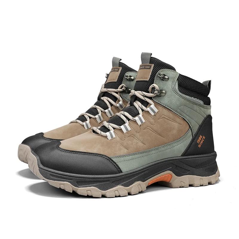 Men's Breathable, Anti Slip, Wear-resistant Hiking Boots, Outdoor Leisure Hiking Shoes, High-quality New Designer Football Shoes