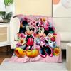 1pc Throw Blanket - Mickey Mouse Minnie Mouse Flower Heart Love Valentine