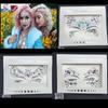 1pc Face jewels Gems Temporary Tattoo Face Jewels Festival Party Body Gems Rhinestone Flash Tattoos Stickers Body Make Up