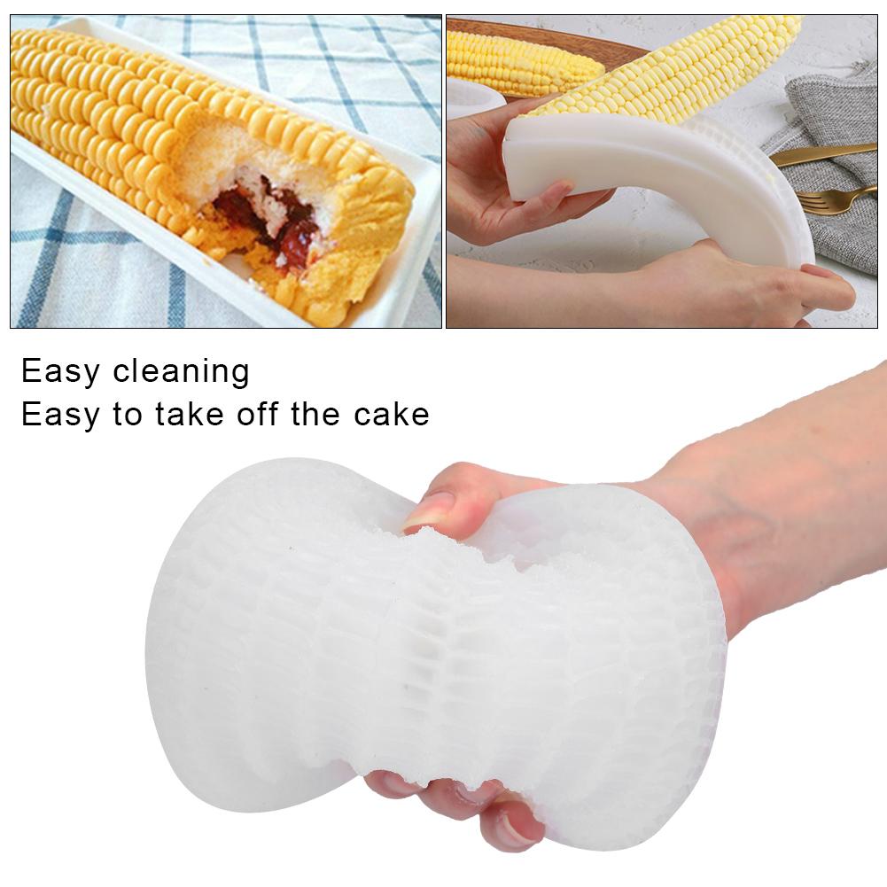 Unique Corn Shape Silicone Cake Mousse Mold DIY Chocolate Ice Cream Mold Baking Tool