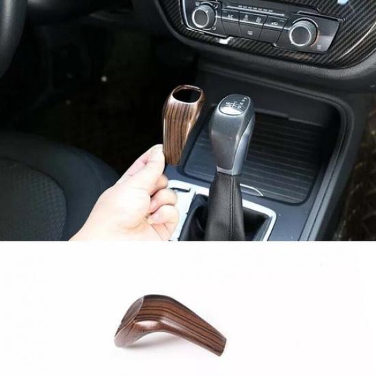 Накладка на ручку переключения передач под текстуру сосны 2016-19 Центральная консоль автомобиля Для BMW X1 F48