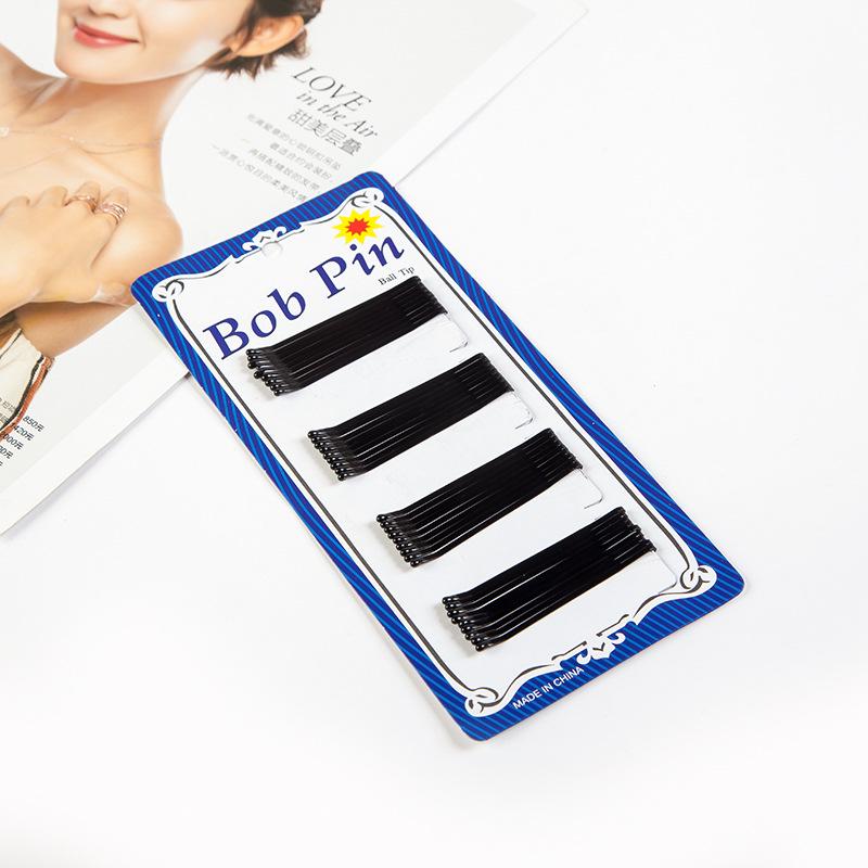 

Корейские черные U-образные заколки для волос - Невидимые волнистые заколки для прически пучок и фиксации челки