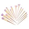 Female Unicorn 10pcs Makeup Brushes Set Thread Contour Eyeshadow Powder Brush