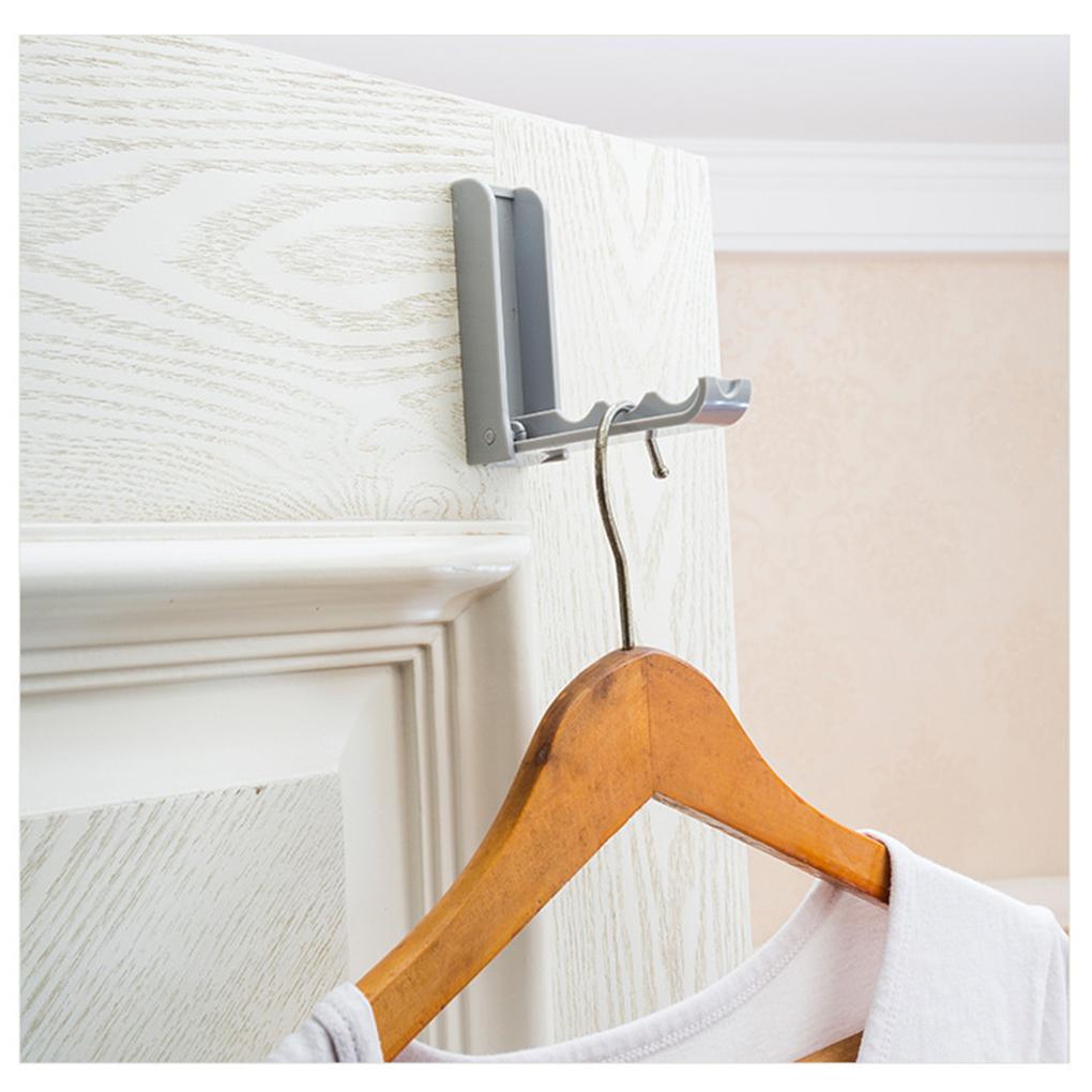 Skládací háček do koupelny, závěsný nástěnný věšák, samolepicí neviditelný držák na kabáty, oděvní doplňky