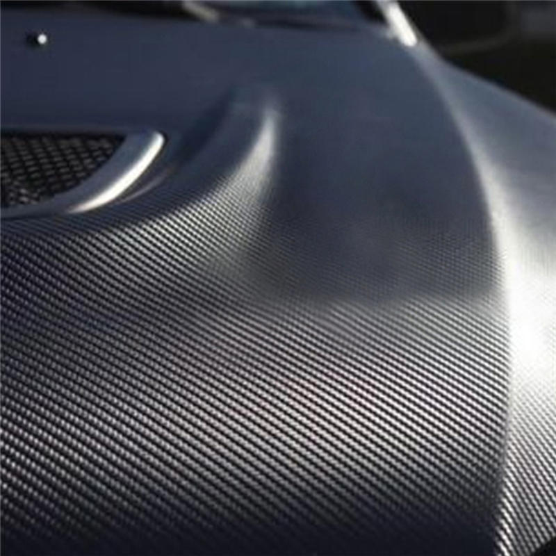 Fibre de carbone 3D parfaite vinyle noir Film Auto voiture feuille Wrap