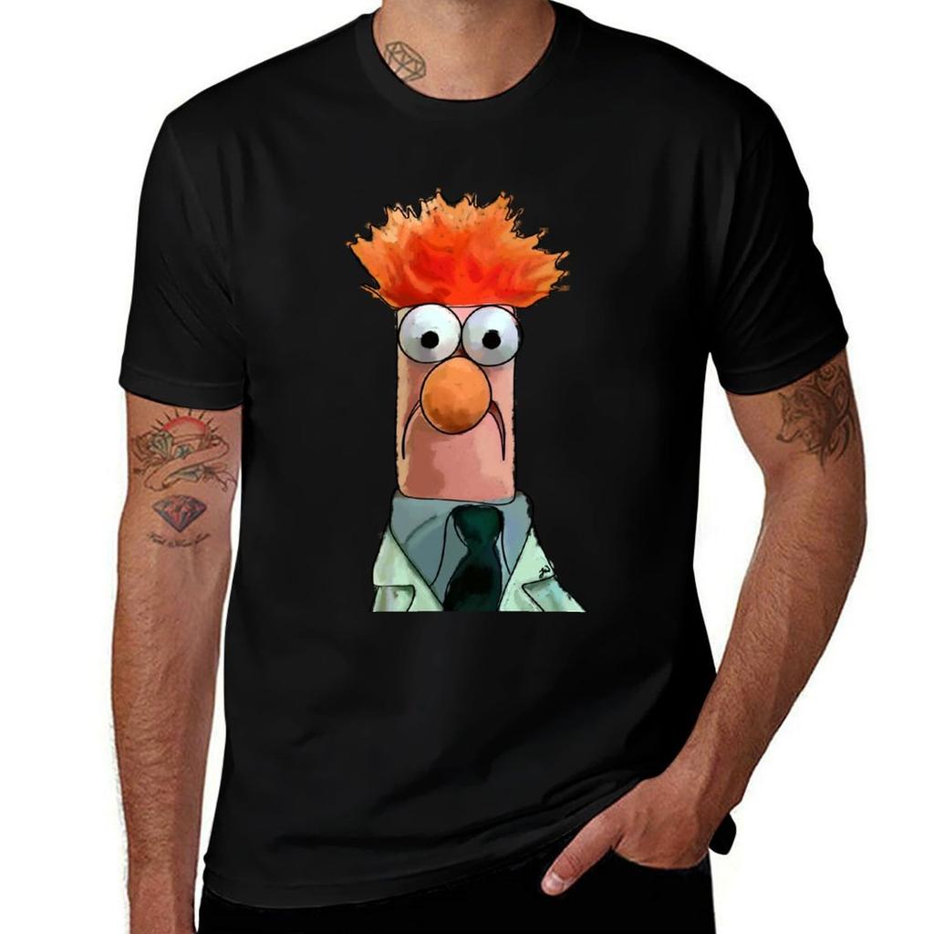 Original Beaker Sketch Tshirt Athletic Fit Sports Short Sleeve Top