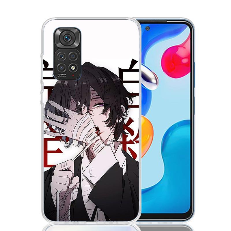 Bungo Stray Dogs Dazai Phone Case For Xiaomi Redmi Note 15 14 13 12S 12 Pro Plus 11S 11E 11 11T 10S 10 Art Soft Pattern Cover Re