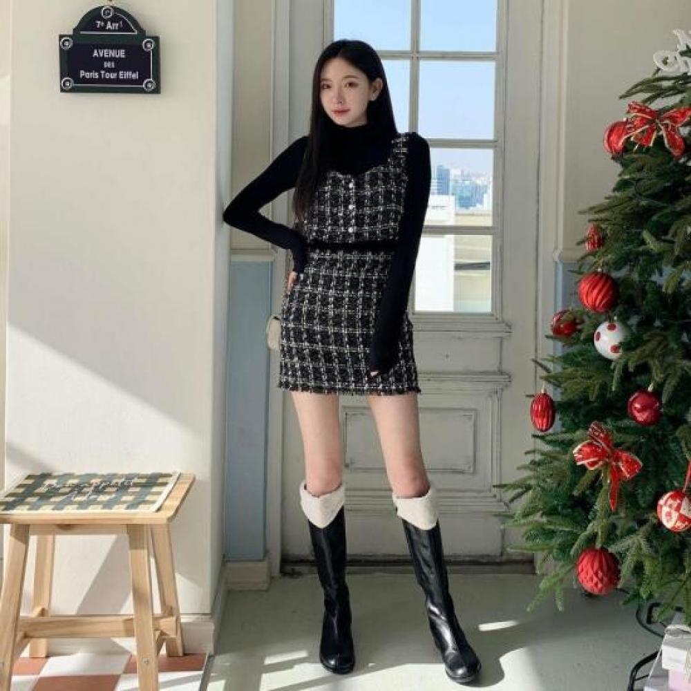 New Arrivals Open Run Linenher Mini Skirt Women