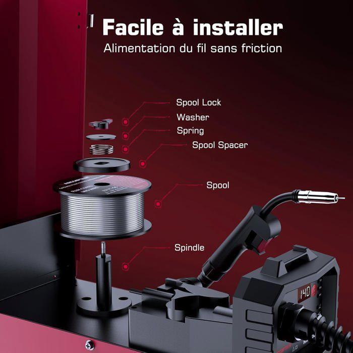 Welding Machine - ARCCAPTAIN MIG140 - 5 In 1 (MIG/MAG/FLUX/TIG/MMA) - Synergic Welder - IGBT 140A 230V