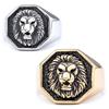 Bold Retro Sun God Lion Head Stainless Steel Fashion Ring