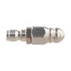 Silvery Pipe Cleaning Nozzle Set 0 Front Nozzle Compatible With High-Pressure Cleaners Enhanced Debris Removal