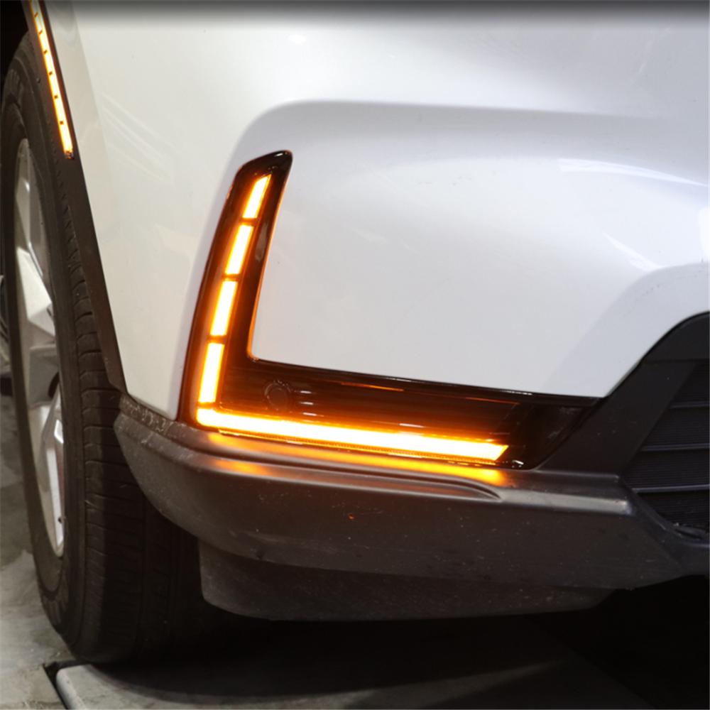 LED DRL Daytime Running Light Fog Lamp Turn Signals For Honda CR-V CRV 2023 2024