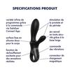 Black Rabbit Vibrator USB, Heating and Connected Heat Climax+ Satisfyer CC597791