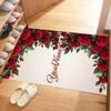 Rose Customized Name Carpet Suitable for Playrooms Outdoor Dining Room Hallway Antislip Carpet Decorate Offices Perfect Gift for Women/Men