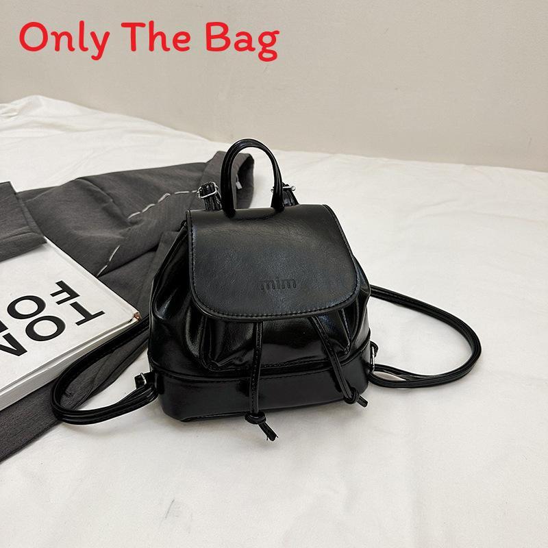 Pu Material Womens Fashion Casual Bucket Bag With Inner Pocket For Daily Use