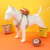 Hamburger Bag Dog Harness Set Outdoor Decorate Small Medium Puppy Cat LeashDurable Polyester Anti Lost Walking Pet Accessories