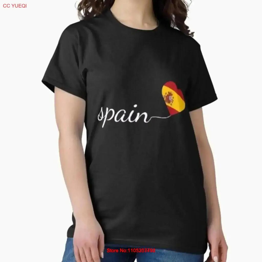 Spain Classic T Shirt Made In Us Aus Size S 2xl Vintage Soft Streetwear Stretched Versatile Stylish Homme Slightly