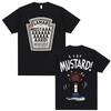 2026 Kendrick Lamar Mustard T Shirts Unisex Harajuku Hip Hop Short Sleeve Popular Music T Shirt Mens Casual Cotton Tshirt