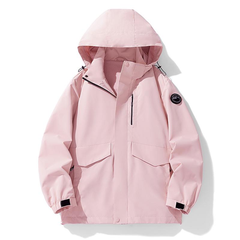 

Унисекс ветровка 2024: Стильная однослойная ветрозащитная куртка для активного отдыха и альпинизма 3XL розовый