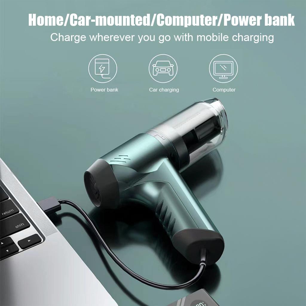 Handheld Vacuum Cordless 19000Pa Powerful Suction and Blowing 3 In 1 Dust Buster Air Blower and