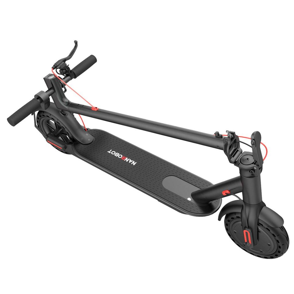 Nanrobot H1 Electric Scooter, 350W Motor, 36V 5.2Ah Battery, 15 Km Range, 8.5-inch Wheels, Electronic Brakes, Black