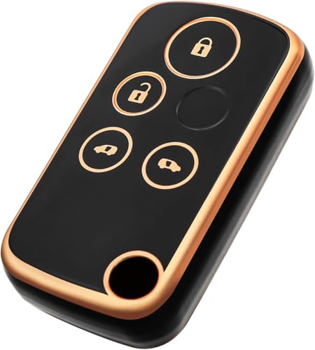 

OFFCURVE Honda Odyssey Accord Elysion Insight Step Wagon, Fit, 4 кнопки, Ударопрочный, Устойчивый к царапинам, Брелок, чёрный