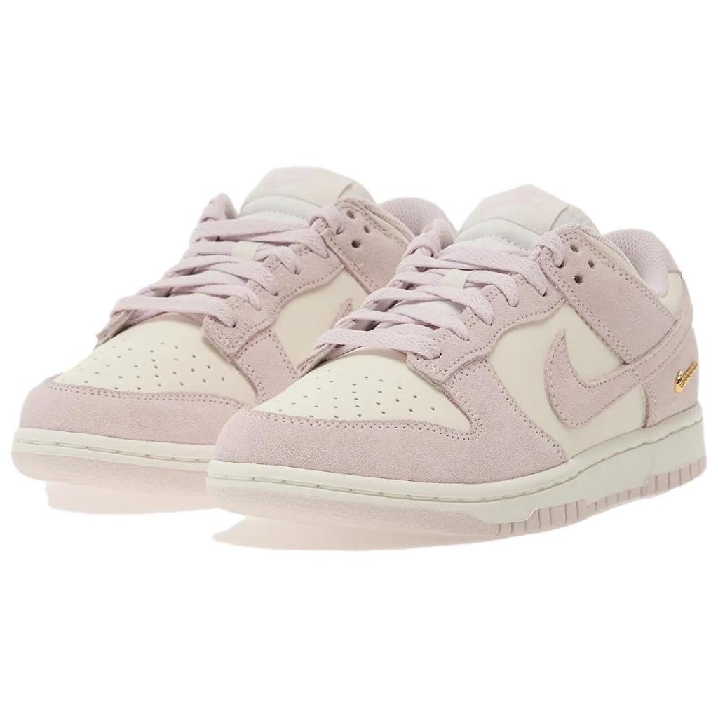 Nike Dunk Low Suede Sail Pearl Pink Women's Lifestyle Sneakers IO4244-100