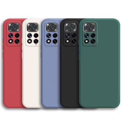כיסוי סיליקון נוזלי מקורי לטלפון עבור Xiaomi Redmi Note 10 13 11 10S 11S 9 Mi 11i 12 10T 11T Poco F3 X3 Pro Lite 5G NE