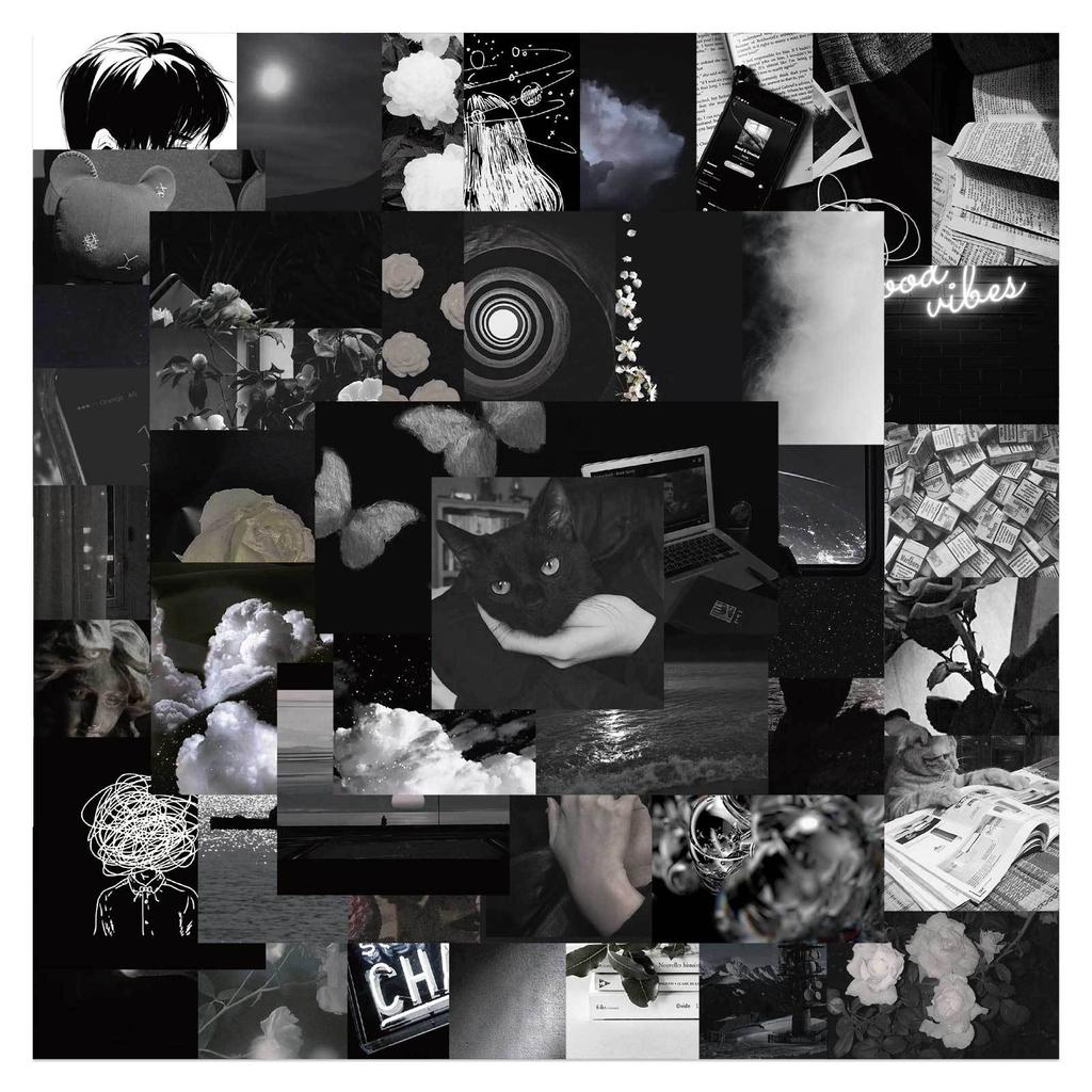 Retro Floral Landscape Graffiti Stickers Decorative Suitcase Pen Guitar Notebook Waterproof Stickers