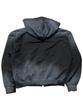 Sk8Er Rock Kreuzstich Grunge Kapuzenpullover mit Reißverschluss ((Schwarz))