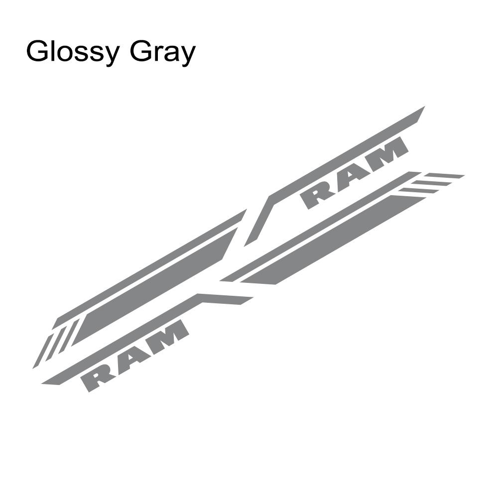 Pickup Bed Side Sticker For Dodge RAM 1500 2500 3500 Rebel TRX Car Stripes Style Decor Decal Truck Vinyl Cover Auto Accessories