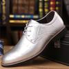 Móda 2025 Nová móda Velká velikost Pánské boty Špičaté Šněrovací Vícebarevné Svatba Obchod Párty Banket Kancelář Společenské boty pro muže