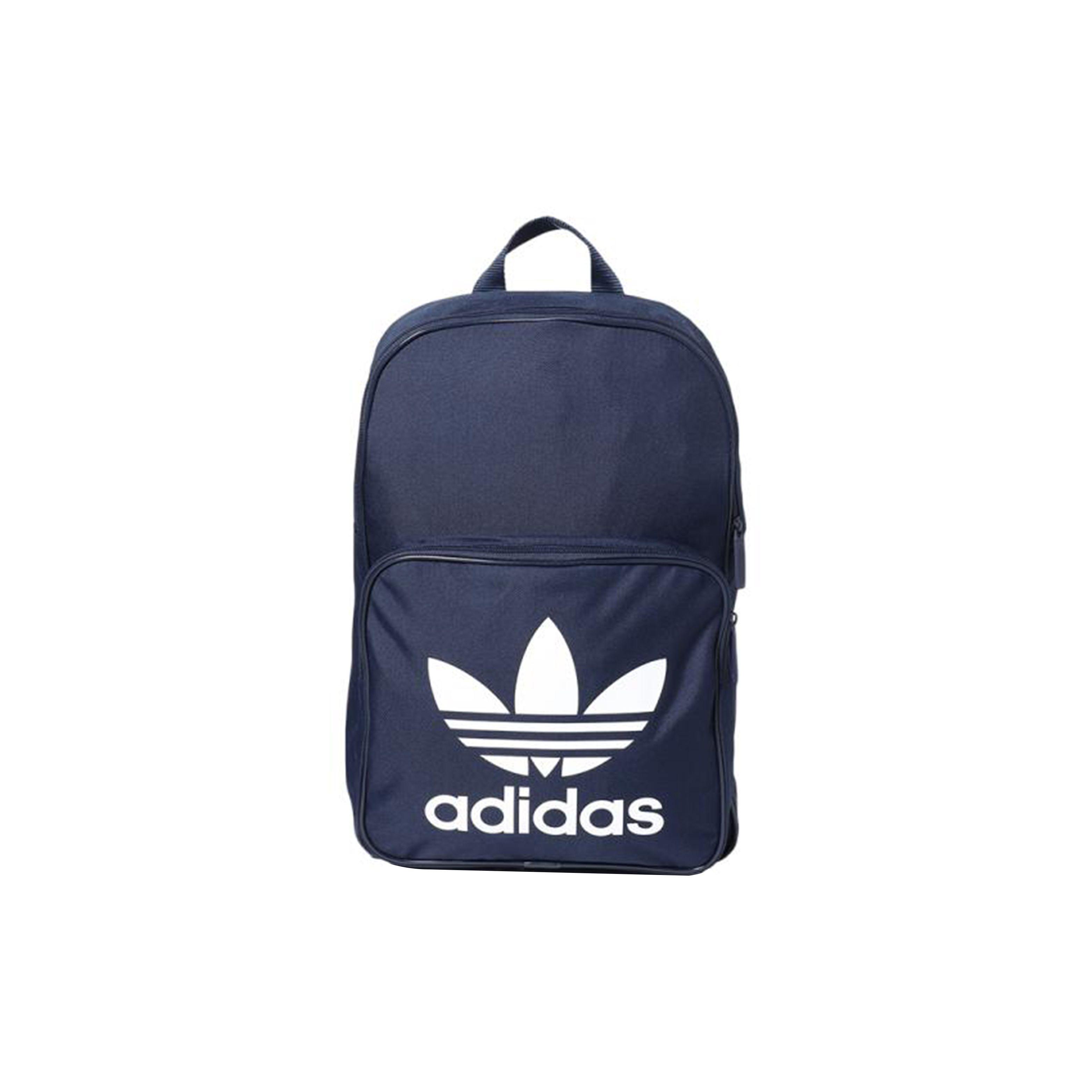 Adidas Originals Logo Polyester Backpack Unisex Backpacks Blue DW5189 Blue