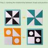 3D Face-Changing Rubik's Cube Building Blocks - Double Challenge Puzzle for Kids and Adults