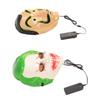 2PCS LED Face Cover 3 Lighting Modes El Safe Comfortable Light Up Halloween Face Cover for Party