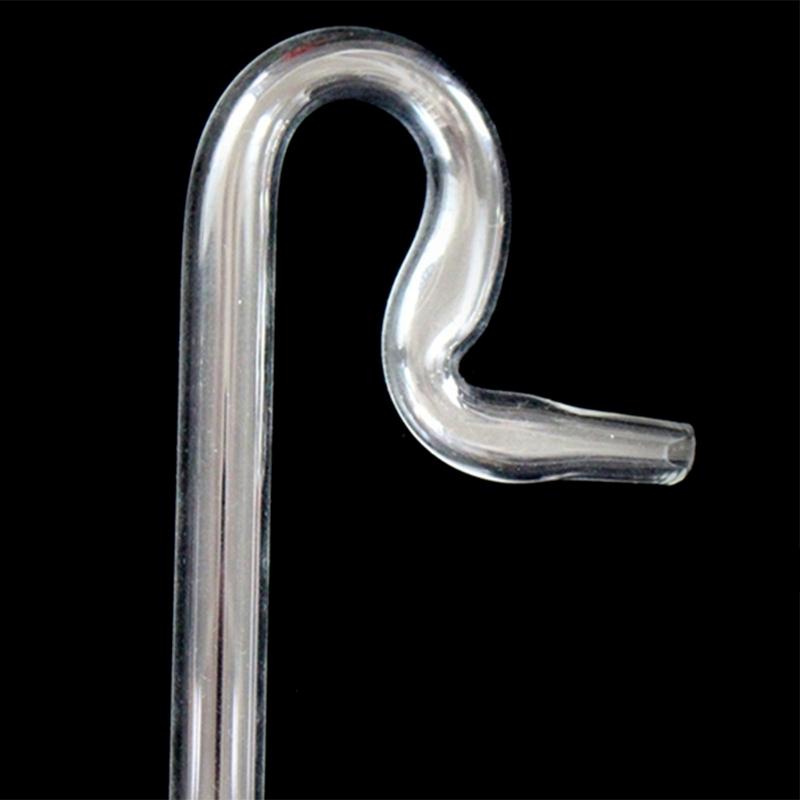 Glass Jet Outflow Pipe Transparent for Aquarium for Eheim and Other Filters No Suction Cup Needed