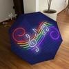 1pc Music Notes Themed High-quality Umbrella,Automatic Opening and Closing Umbrella,Multi-functional Umbrella G0811400