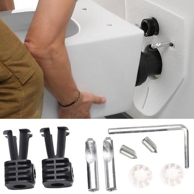 Kit de 2 boulons de fixation plaqués zinc pour toilettes suspendues Geberit WB9N-Z 597203000